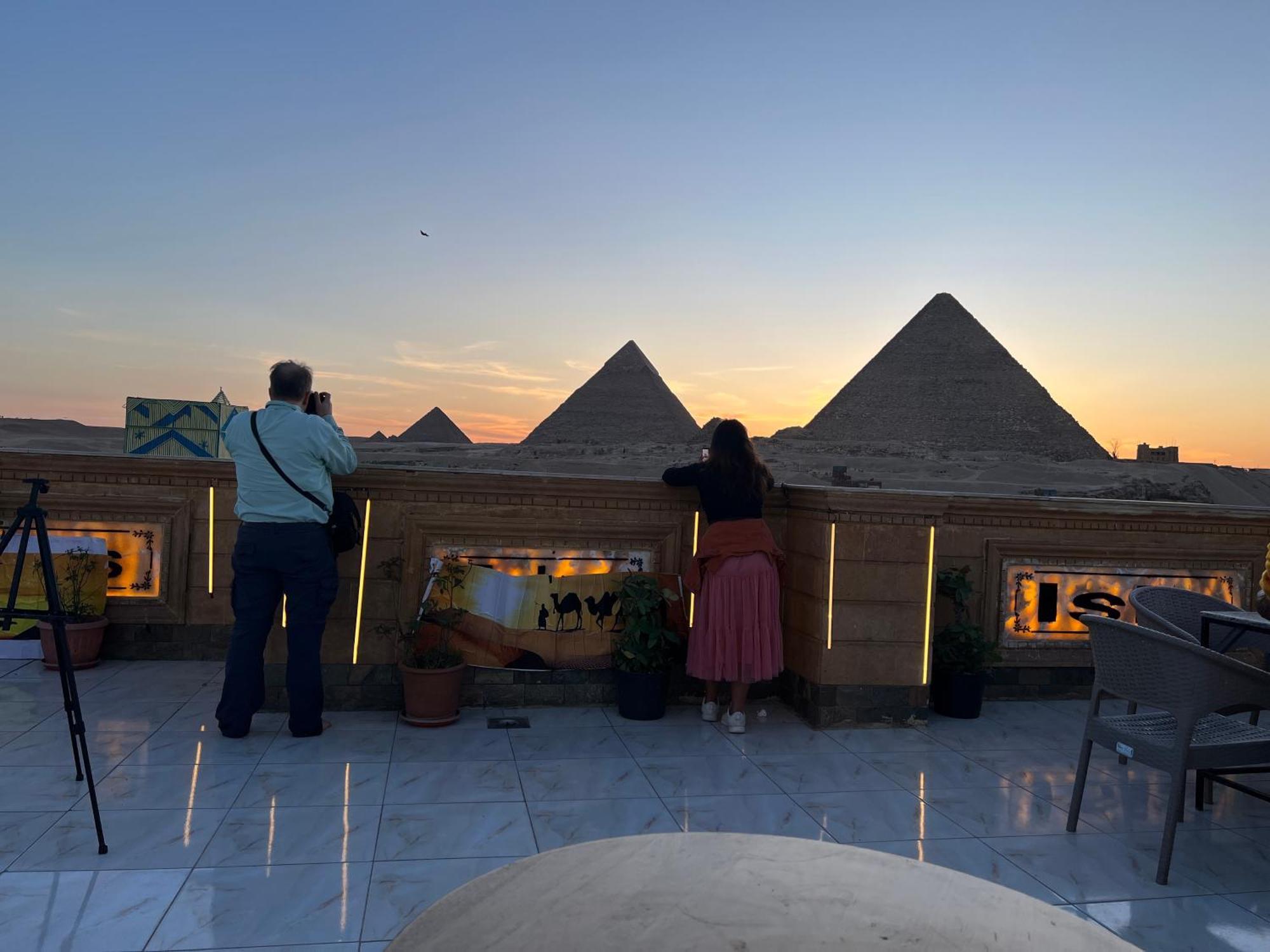 Moses Pyramids Inn Kafrat al Jabal Exterior photo